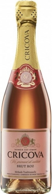  Cricova - Spumant Clasic  Roze Brut - Methode Champenoise