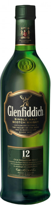 Glenfiddich 12 ani - 0.7L