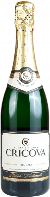 Cricova - Spumant Clasic  Alb Brut - Methode Champenoise