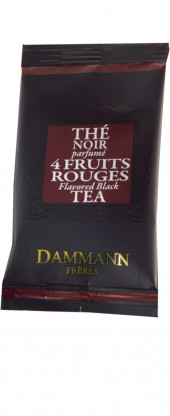 Ceai Dammann Negru - Quatre Fruits Rouge